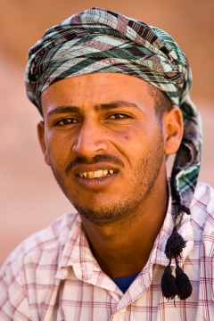 young bedouin man, jordan