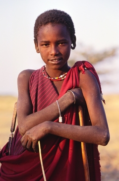 maasai boy, tanzania